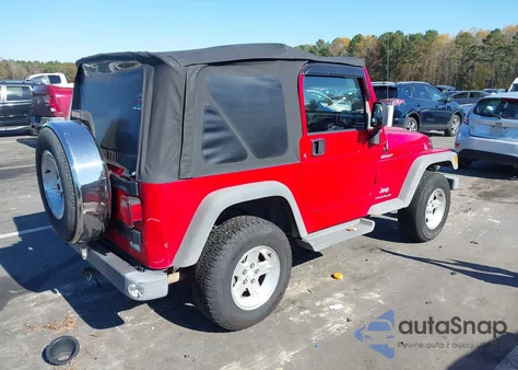 2006 Jeep Wrangler Sport z USA, uszkodzony, nr VIN 1J4FA49S46P707941